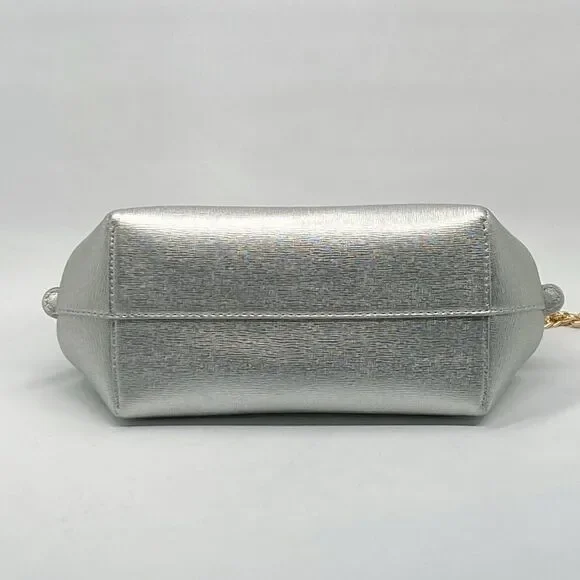 Mansur Gavriel Mini M Frame Leather Crossbody Bag - Picture 4 of 10